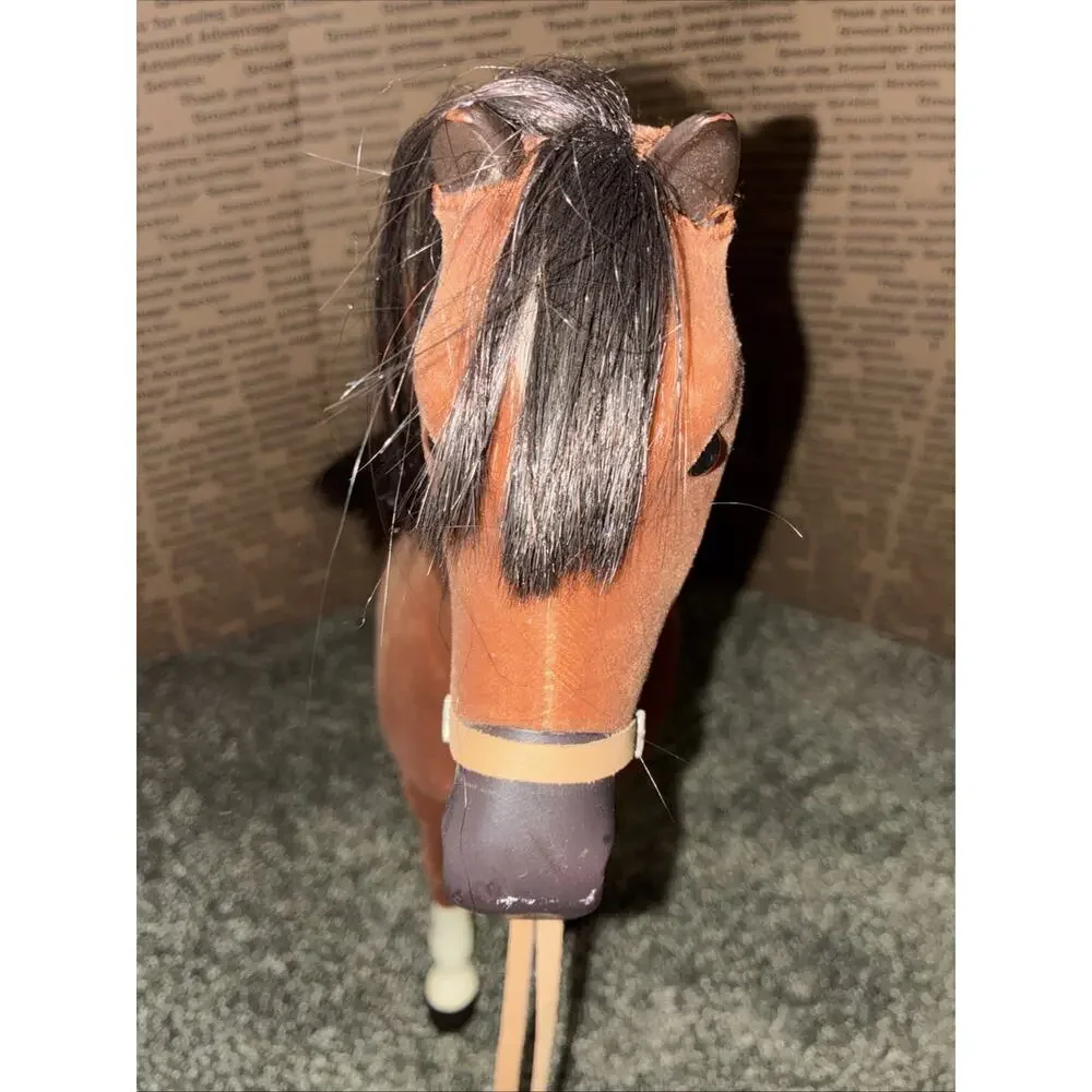18 In American Girl Brown Bay Horse with Bridle Vintage